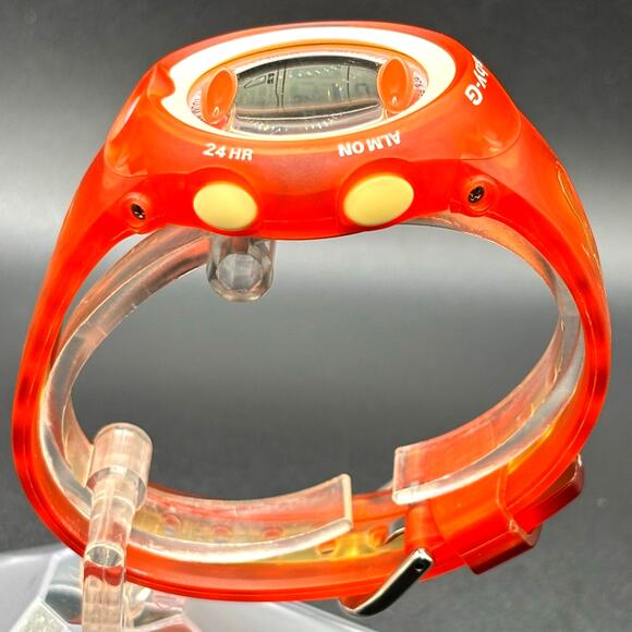 Casio Baby-G BG-163 ICERC Dolphin Whale Jelly Orange Women\'s Watch NOS